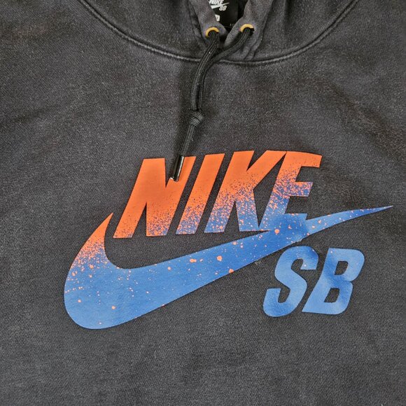 Nike SB X NBA NY Knicks Icon Hoodie Sweater Sz XL BV6750-011 2017 Skateboarding - Picture 3 of 11